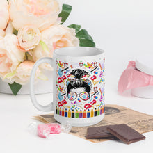 Load image into Gallery viewer, White Glossy Mug For Teacher's Day Gift