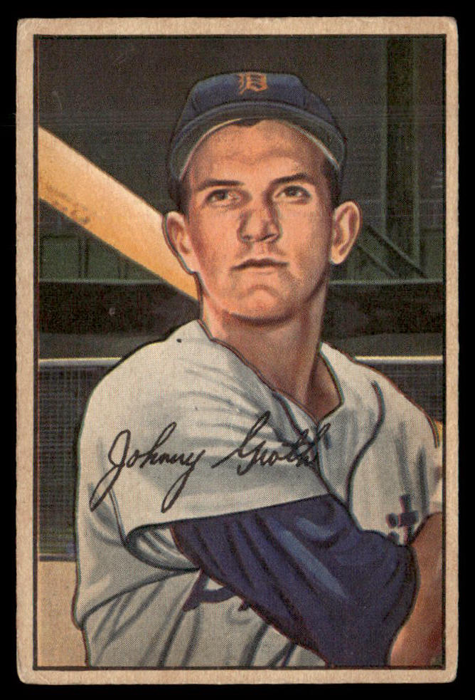 1952 Bowman #67 Johnny Groth VG-EX