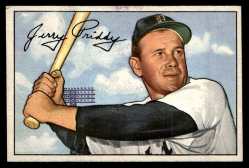 1952 Bowman #139 Jerry Priddy VG-EX