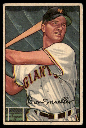 1952 Bowman #18 Don Mueller VG-EX