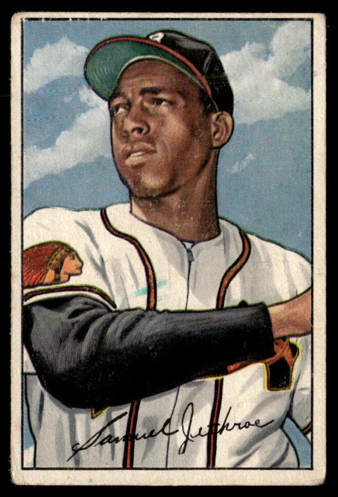1952 Bowman #84 Sam Jethroe VG-EX