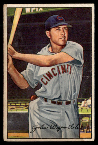 1952 Bowman #42 Johnny Wyrostek VG-EX