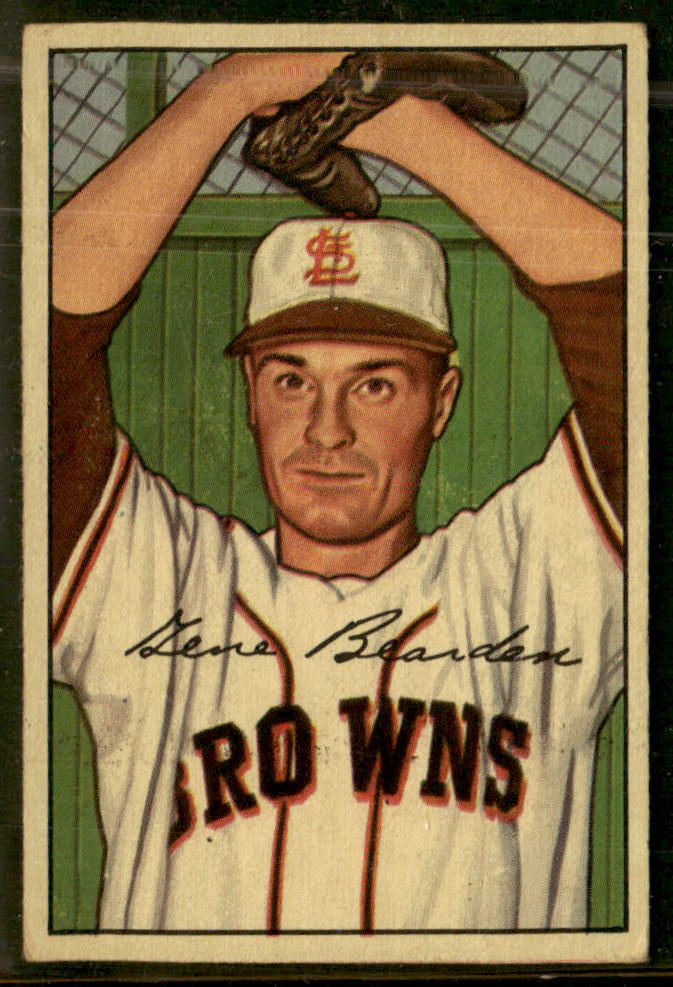 1952 Bowman #173 Gene Bearden VG-EX