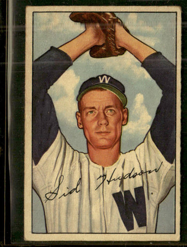 1952 Bowman #123 Sid Hudson VG-EX