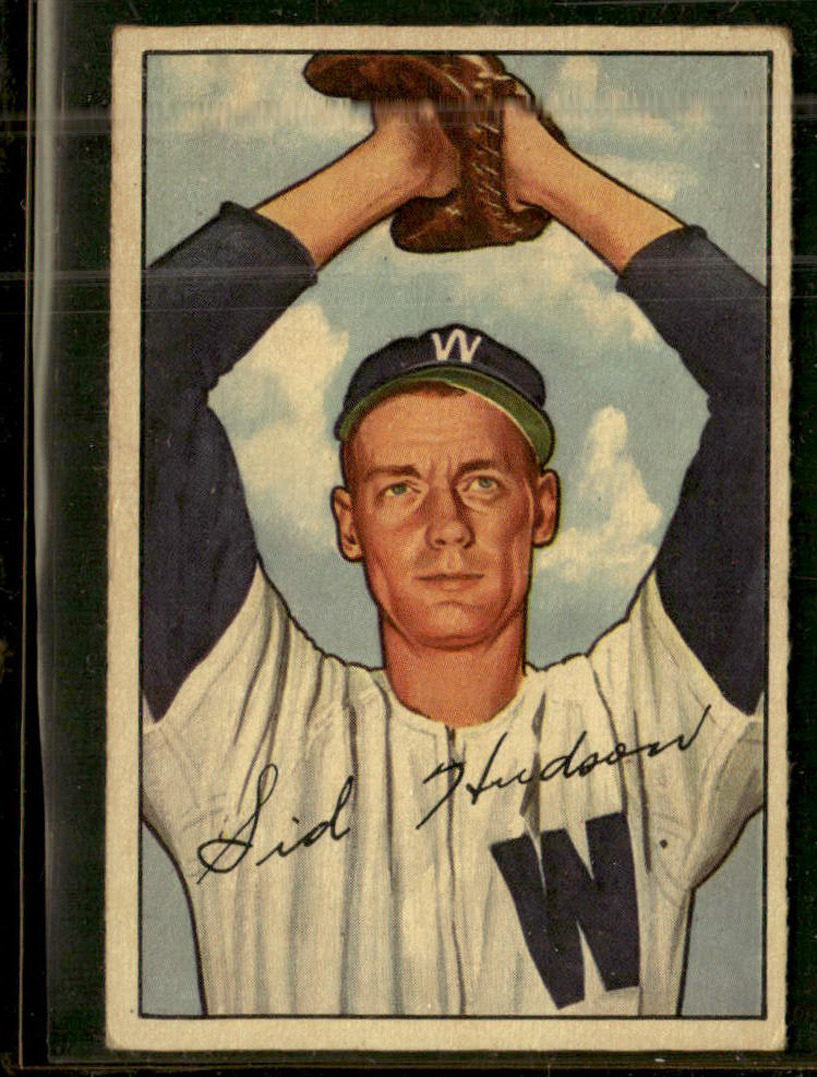 1952 Bowman #123 Sid Hudson VG-EX