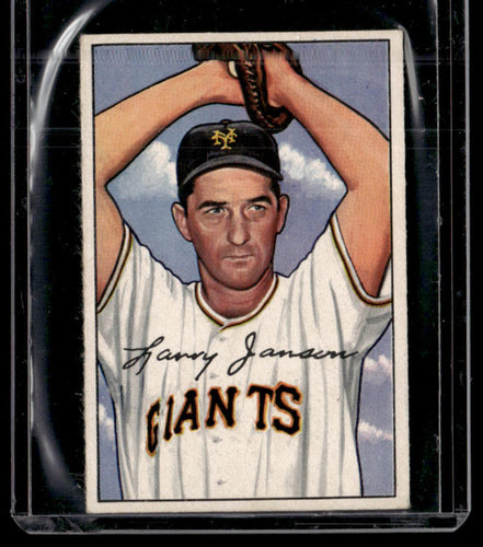 1952 Bowman #90 Larry Jansen VG-EX