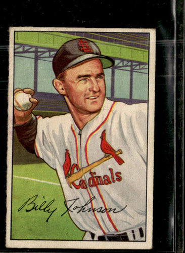 1952 Bowman #122 Billy Johnson VG-EX