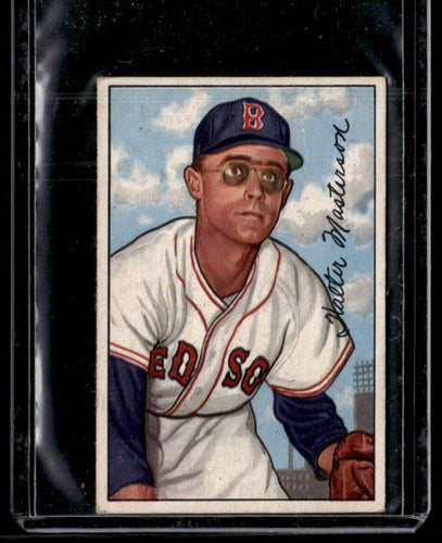 1952 Bowman #205 Walt Masterson VG-EX