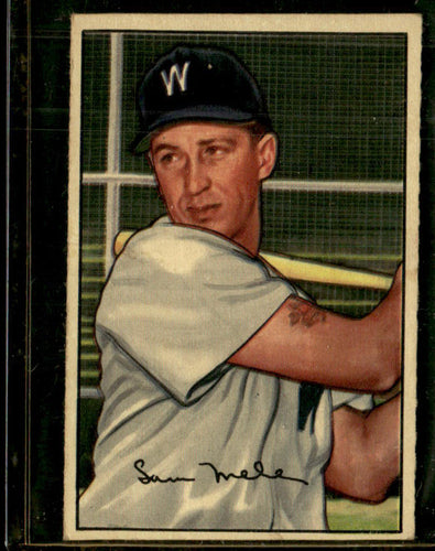 1952 Bowman #15 Sam Mele VG-EX