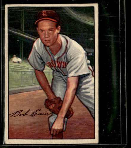 1952 Bowman #19 Bob Cain VG-EX