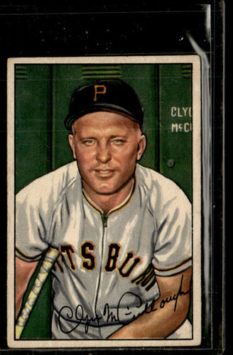 1952 Bowman #99 Clyde McCullough VG-EX