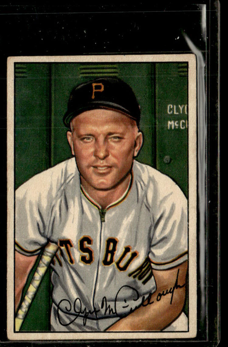 1952 Bowman #99 Clyde McCullough VG-EX