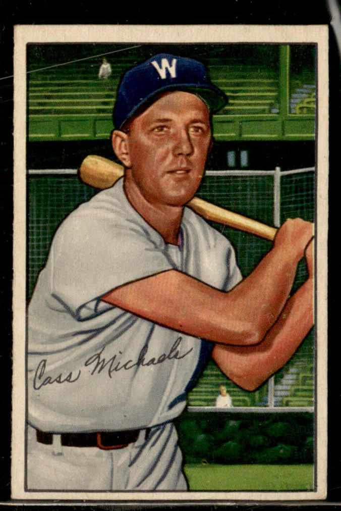 1952 Bowman #36 Cass Michaels VG-EX