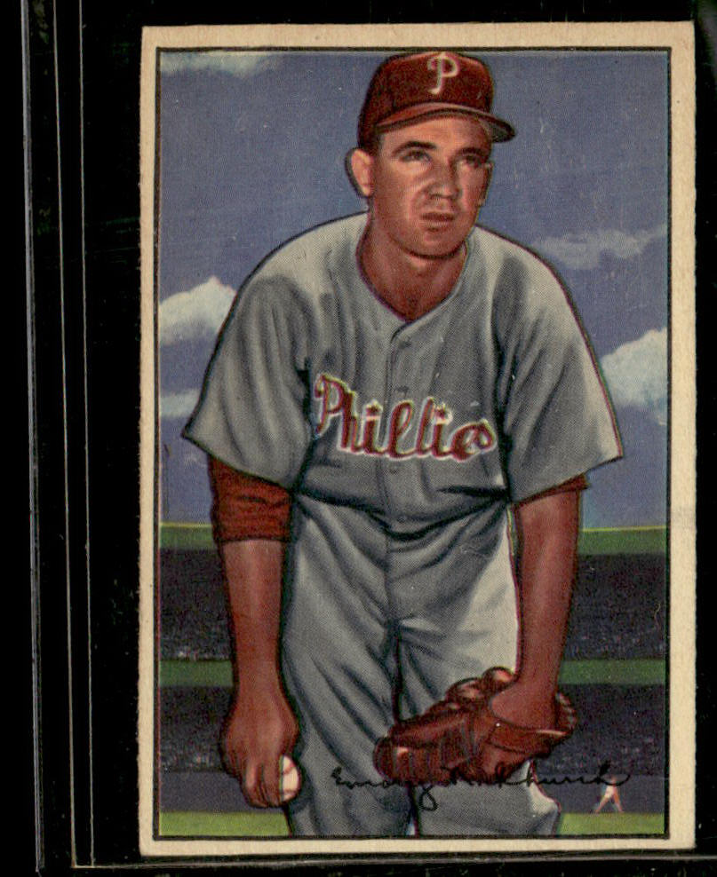 1952 Bowman #40 Bubba Church VG-EX
