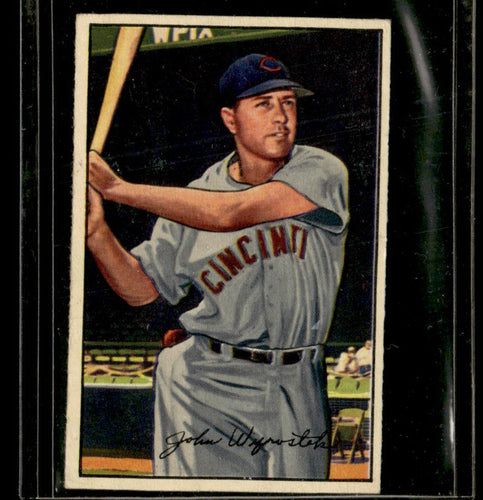 1952 Bowman #42 Johnny Wyrostek VG-EX