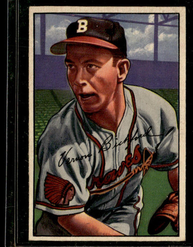 1952 Bowman #48 Vern Bickford VG-EX