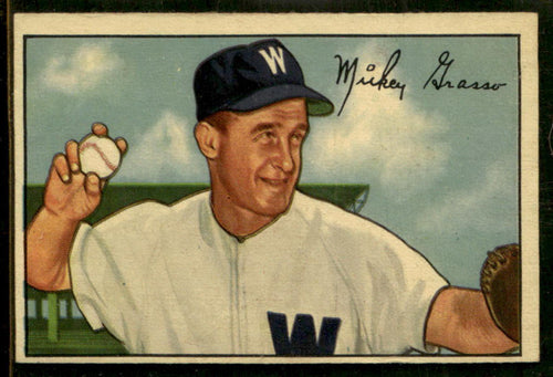 1952 Bowman #174 Mickey Grasso VG-EX