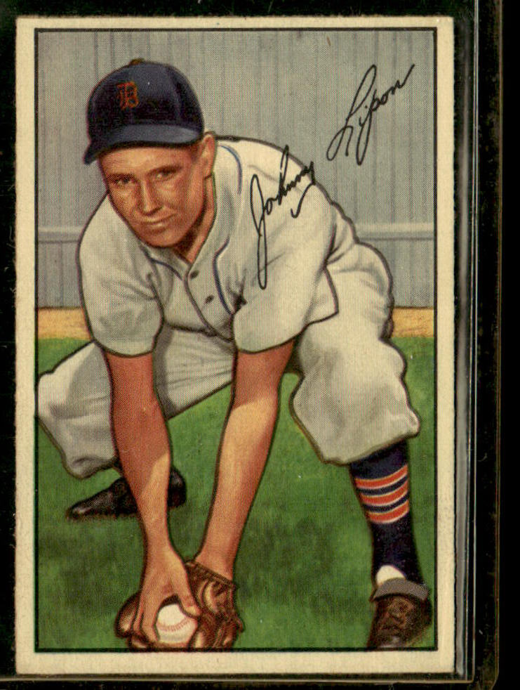 1952 Bowman #163 Johnny Lipon VG-EX