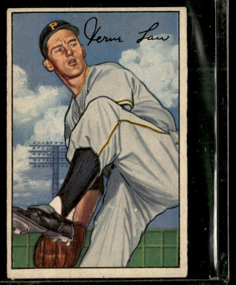 1952 Bowman #71 Vern Law VG-EX
