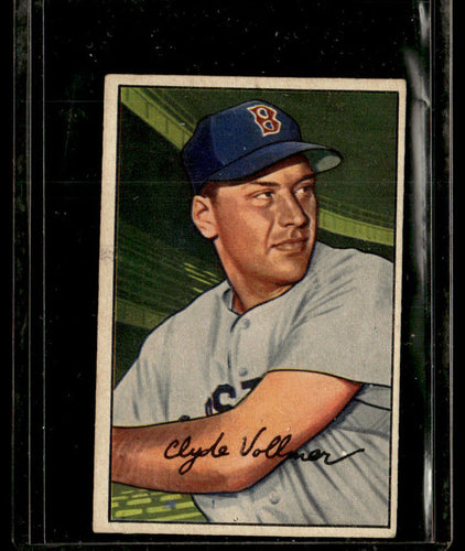 1952 Bowman #57 Clyde Vollmer VG-EX