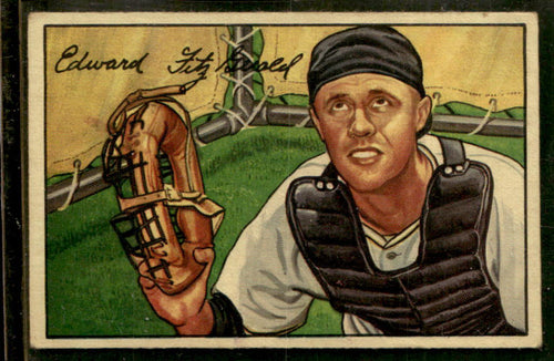 1954 Bowman #168 Ed Fitz Gerald VG-EX