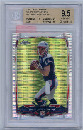 2014 Topps Chrome #150 Jimmy Garoppolo BGS 9.5 Mint+