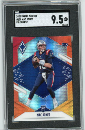 2021 Panini Phoenix #109 Mac Jones Fire Burst SGC 9.5 SGC 9.5 Mint+