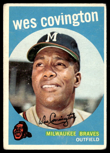 1959 Topps #290 Wes Covington VGEX-B111R4
