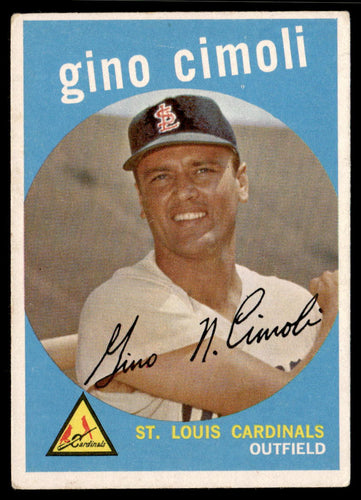 1959 Topps #418 Gino Cimoli VGEX-B111R4