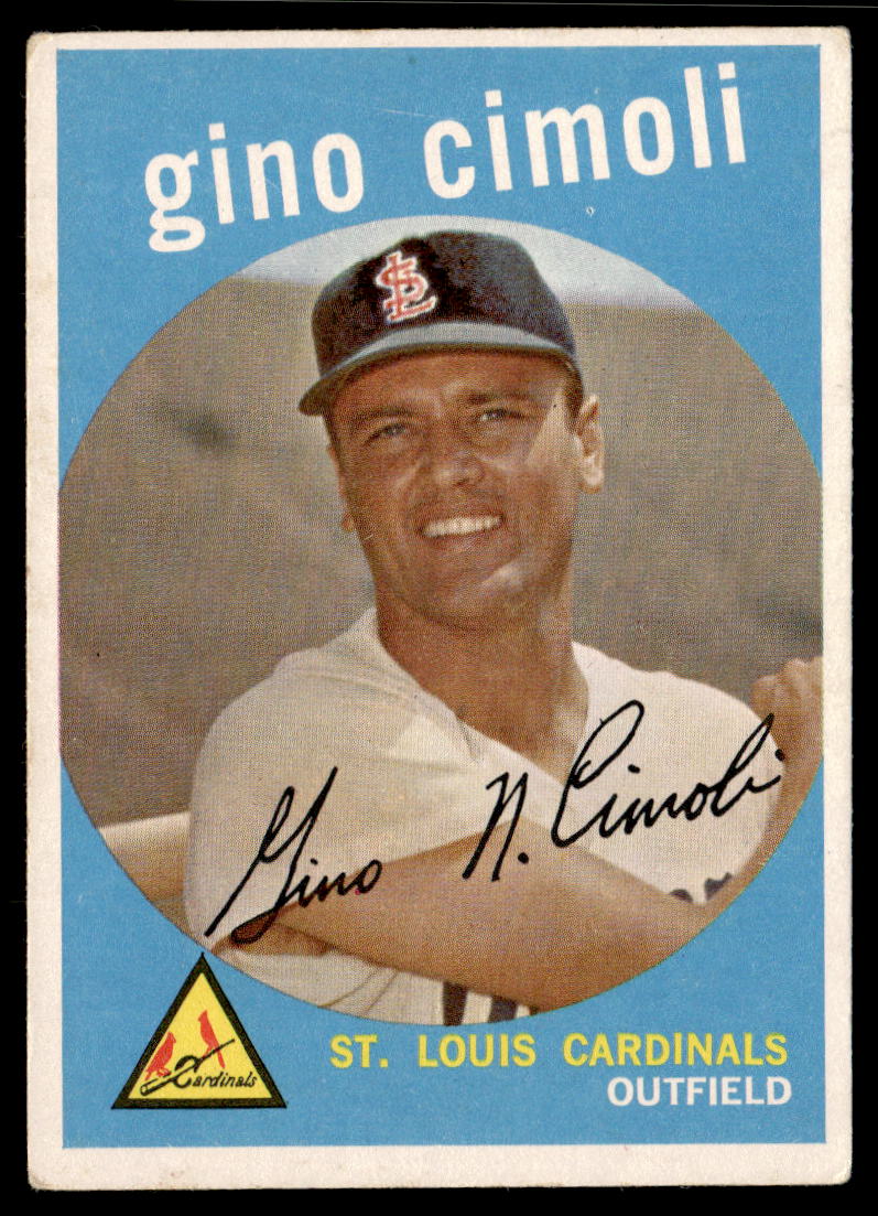 1959 Topps #418 Gino Cimoli VGEX-B111R4