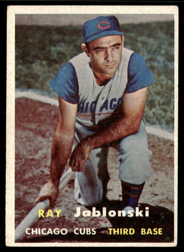 1957 Topps #218 Ray Jablonski VGEX-B111R4