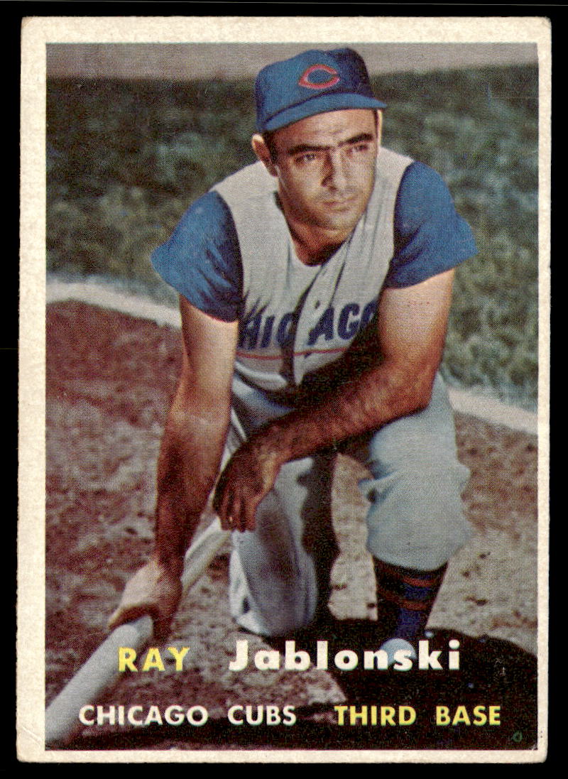 1957 Topps #218 Ray Jablonski VGEX-B111R4