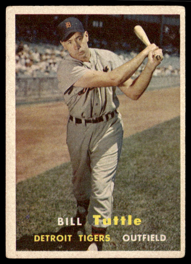1957 Topps #72 Bill Tuttle VGEX-B111R4