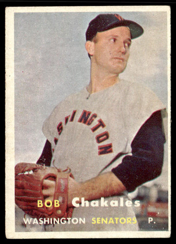 1957 Topps #261 Bob Chakales VGEX-B111R4