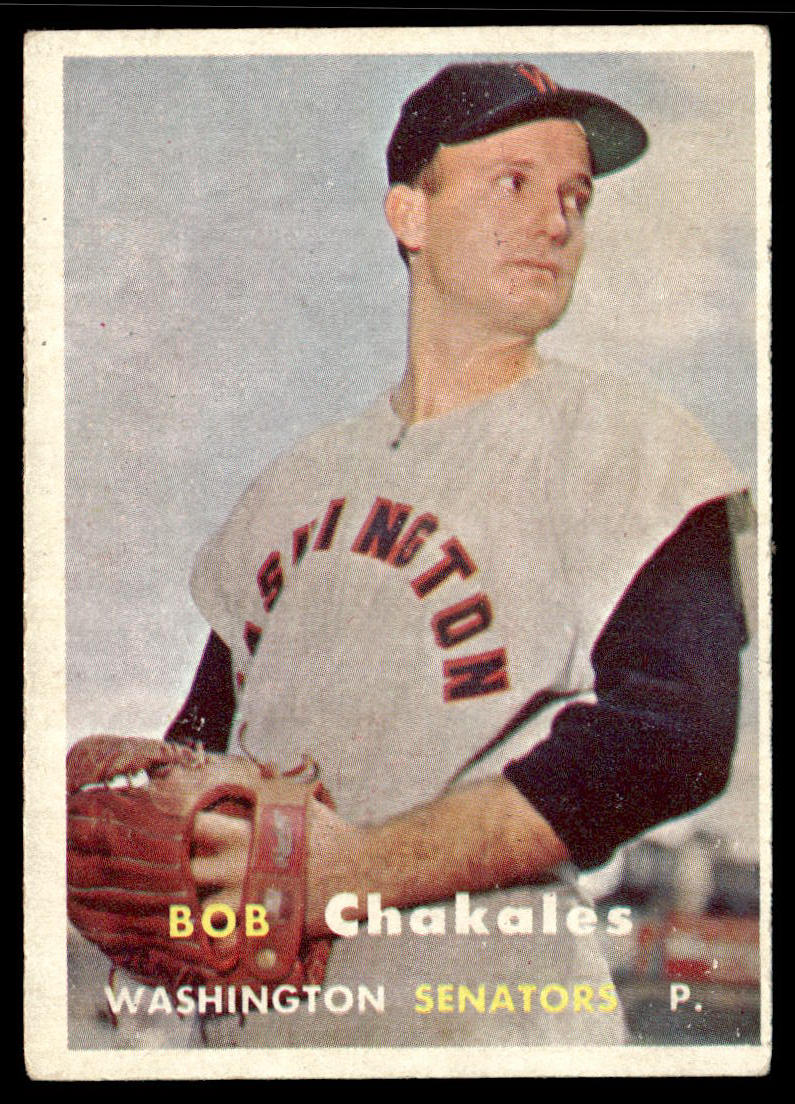 1957 Topps #261 Bob Chakales VGEX-B111R4