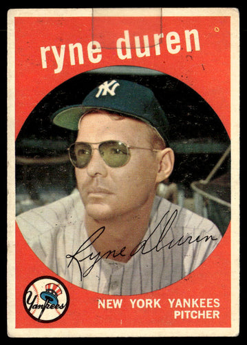 1959 Topps #485 Ryne Duren VGEX-B111R4
