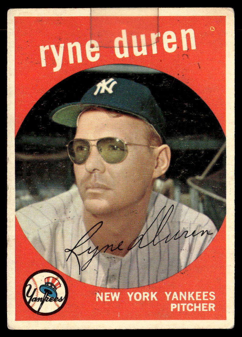 1959 Topps #485 Ryne Duren VGEX-B111R4