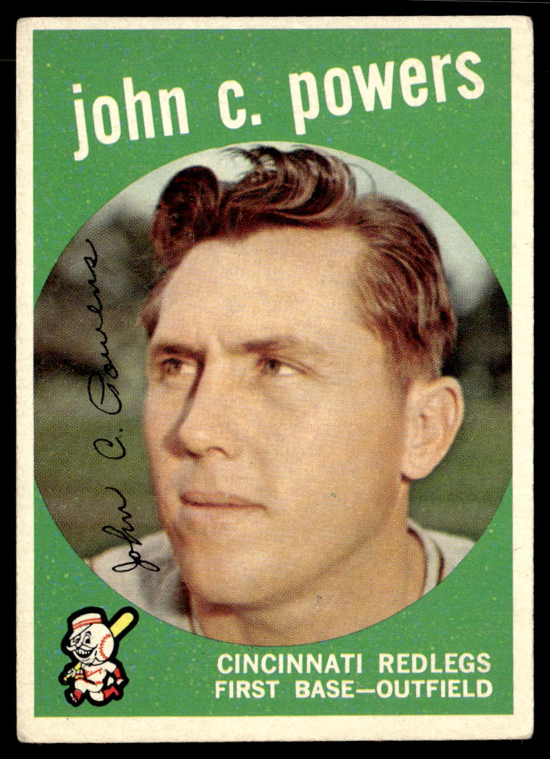 1959 Topps #489 John C. Powers VGEX-B111R4 – WiseGuyBreaks