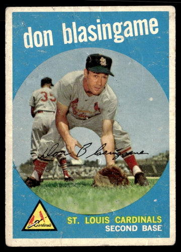 1959 Topps #491 Don Blasingame VGEX-B111R4