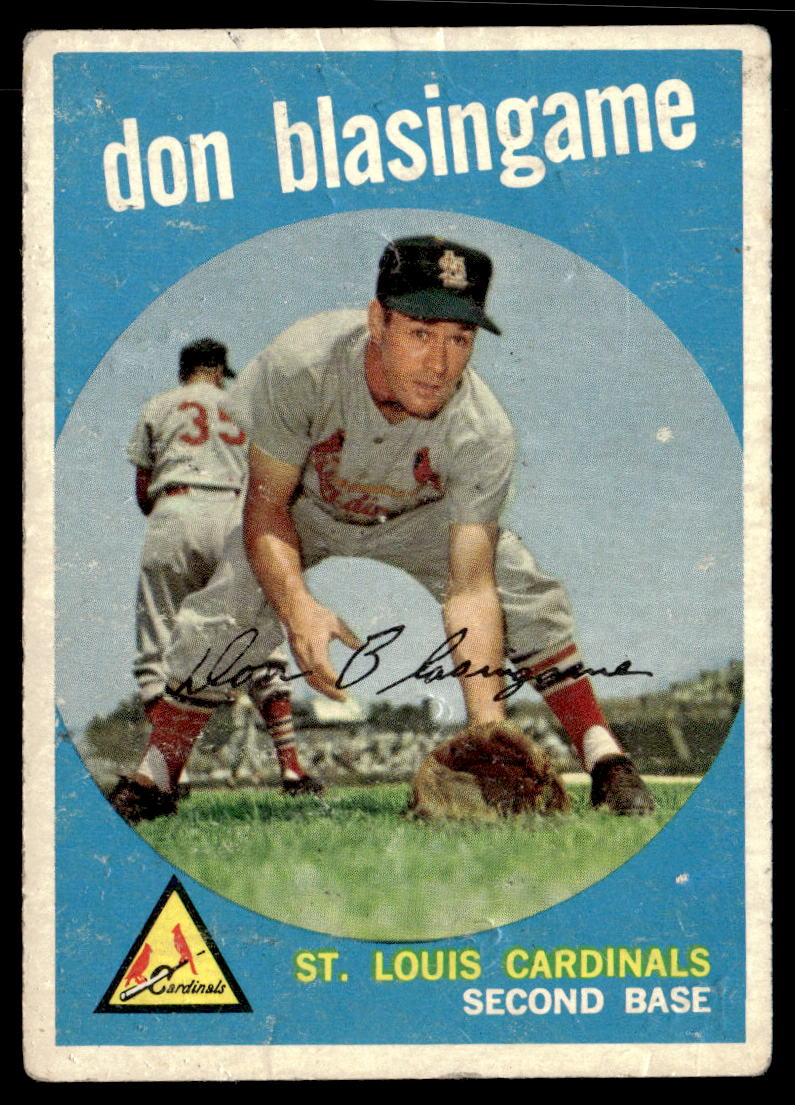 1959 Topps #491 Don Blasingame VGEX-B111R4