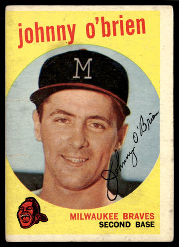 1959 Topps #499 Johnny O'Brien VGEX-B111R4