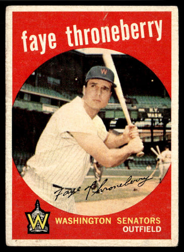 1959 Topps #534 Faye Throneberry VGEX-B111R4