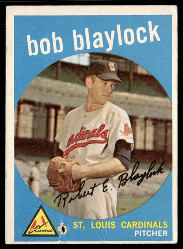 1959 Topps #211a Bob Blaylock White/lighter back VGEX-B111R4