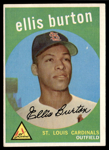 1959 Topps #231a Ellis Burton White/lighter back VGEX-B111R4