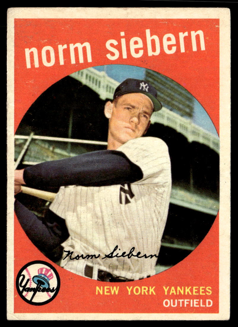1959 Topps #308 Norm Siebern VGEX-B111R4