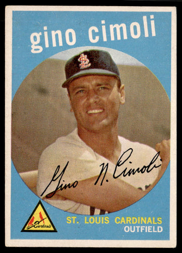 1959 Topps #418 Gino Cimoli VGEX-B111R4