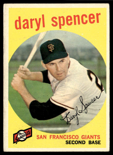 1959 Topps #443 Daryl Spencer VGEX-B111R4