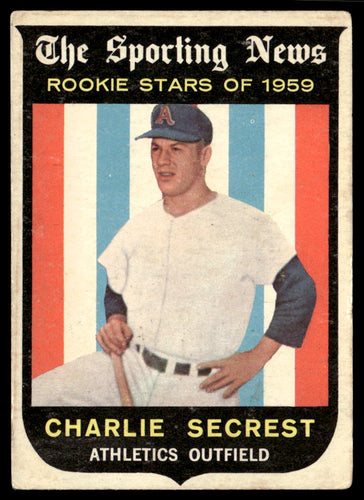 1959 Topps #140 Charlie Secrest VGEX-B111R4
