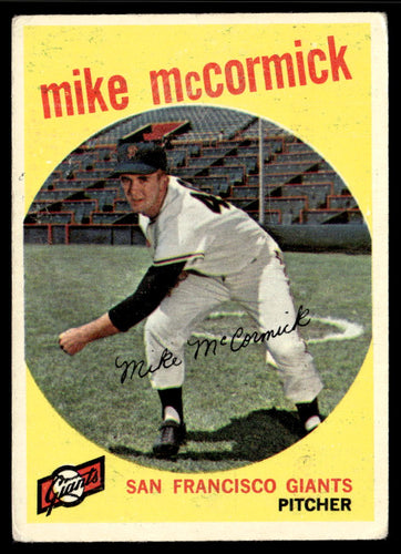 1959 Topps #148 Mike McCormick  VGEX-B111R4