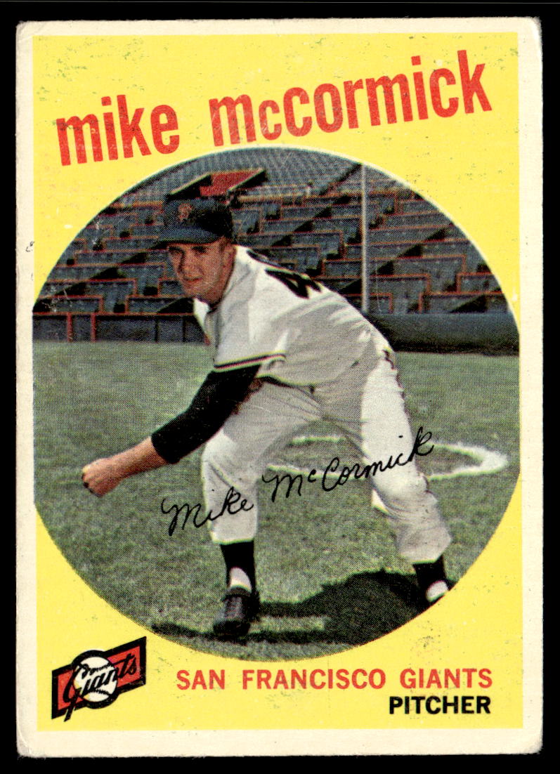 1959 Topps #148 Mike McCormick  VGEX-B111R4